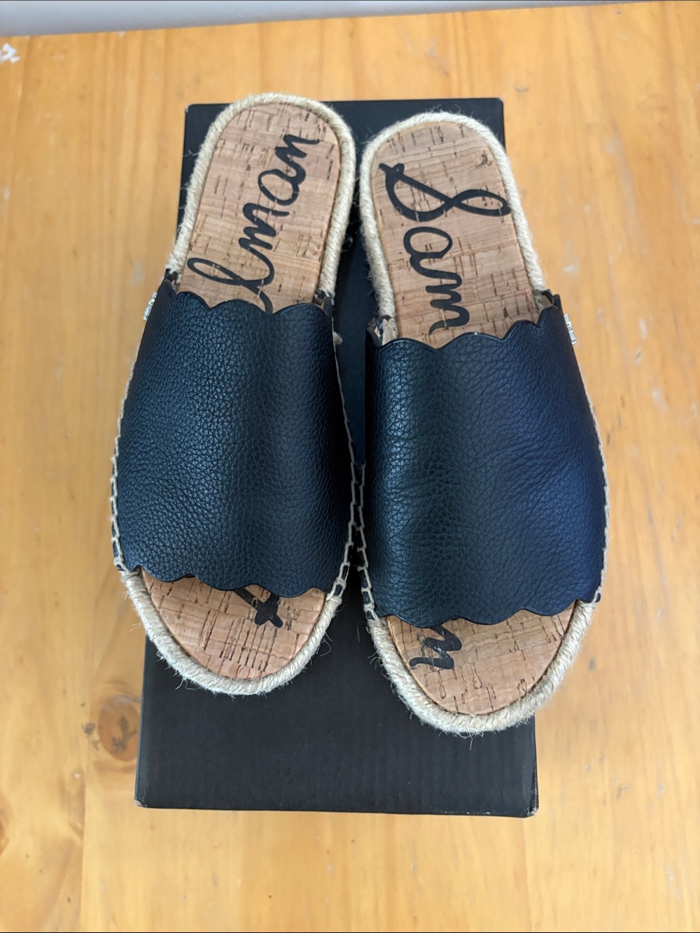 Sam Edelman Black Slip-On Espadrille Sandals – Women